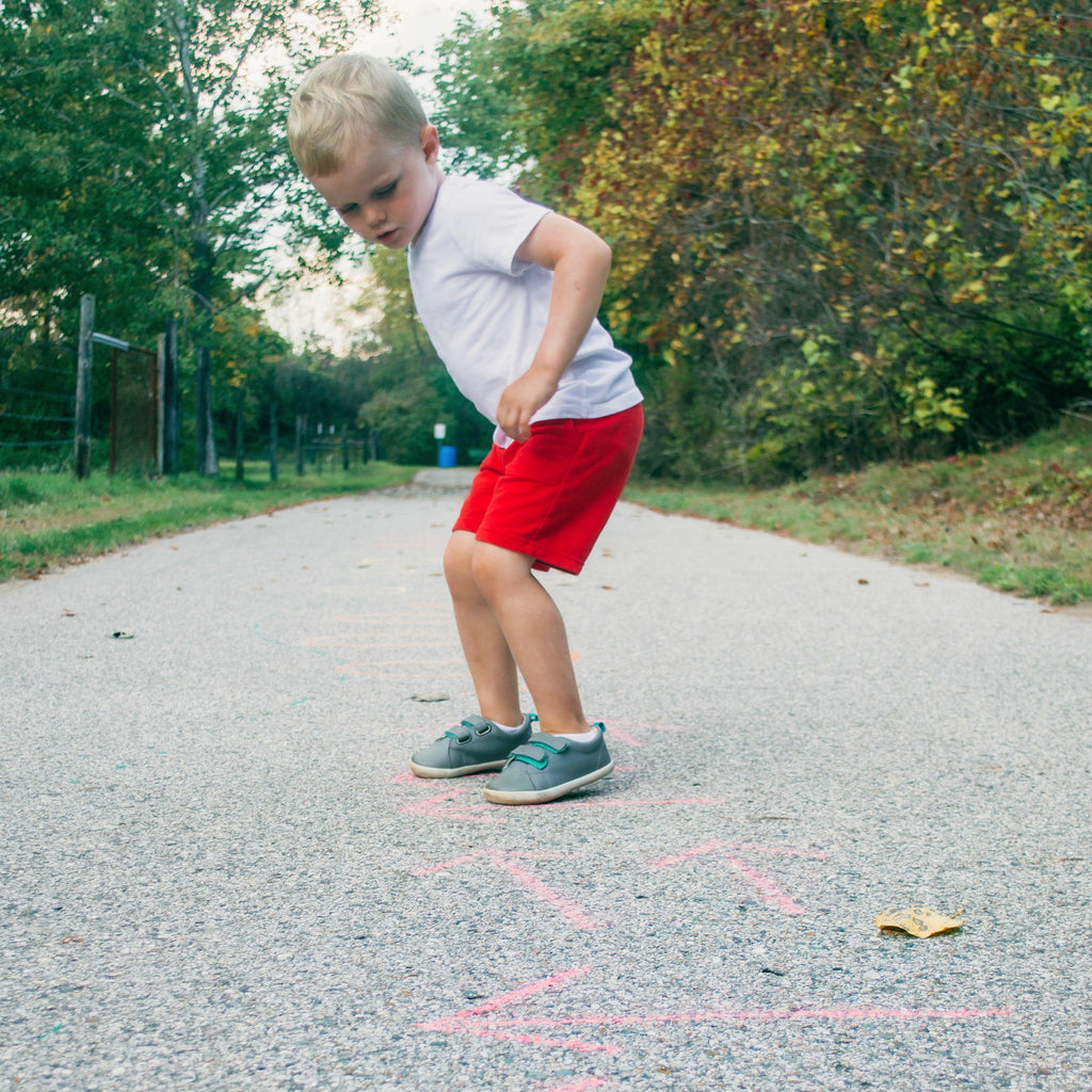 Sidewalk Chalk Obstacle Course