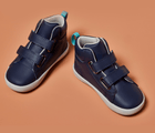 Top and side view of Ten Little Everyday High Top - True Navy. Available at www.tenlittle.com