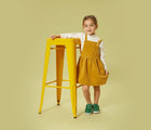 Girl wearing Ten Little Everyday Original - Emerald Green. Available at www.tenlittle.com