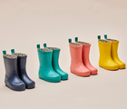 Front and side view of Ten Little Rain Boots - Assorted Colors. Available at www.tenlittle.com