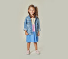 Girl wearing Ten Little Everyday Original - Blush Pink. Available at www.tenlittle.com
