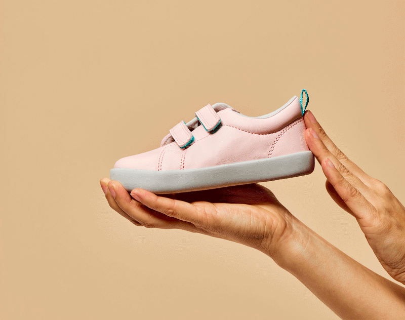 GIF flexing Ten Little Everyday Original - Blush Pink. Available at www.tenlittle.com