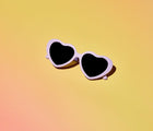 Top view of Ten Little Roshambo Heart Sunglasses - Lilac. Available at www.tenlittle.com