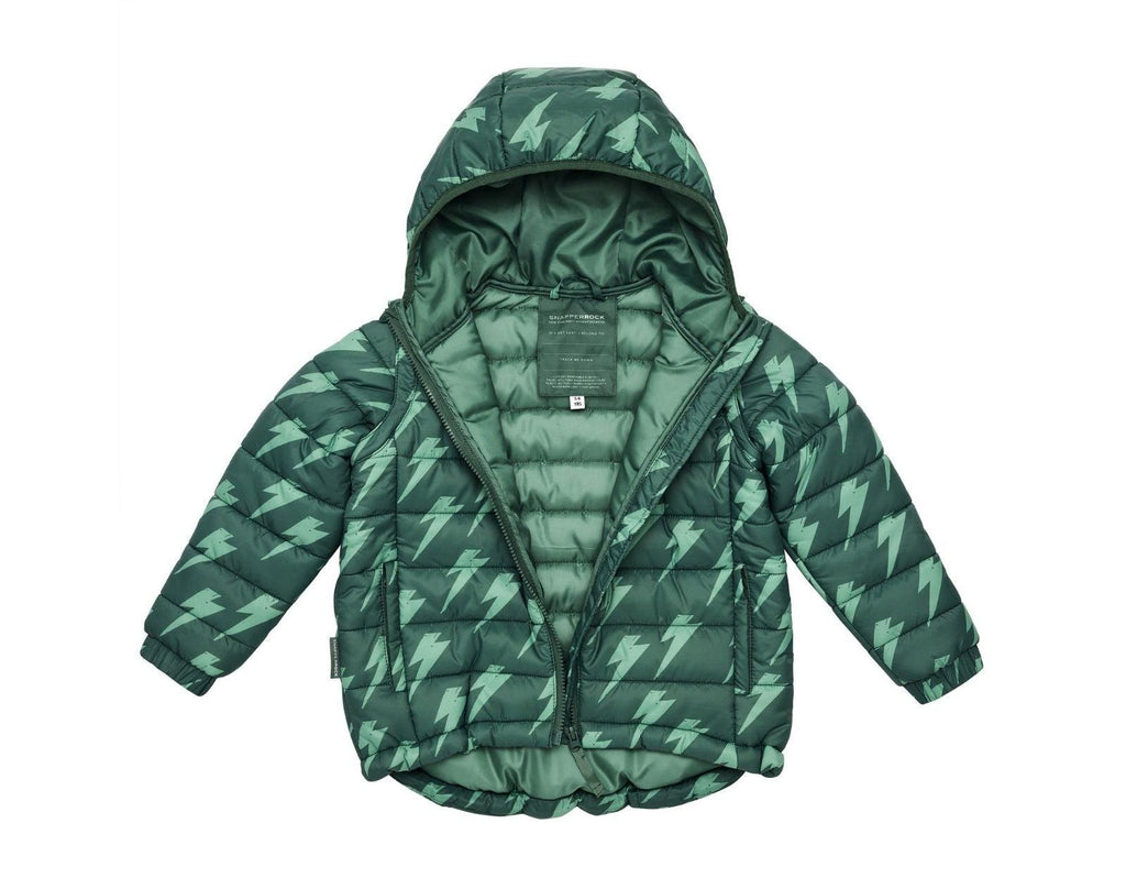 Lee cooper 2 zip outlet bubble coat junior boys