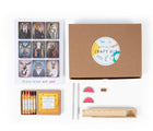 Front View of Eco-kids Activity Craft Kit -Includes: Art pad, 2 Pencils, 2 Erasers, 1 Sharpener, Box of crayons and a pencil case ruler. Available at www.tenlittle.com
