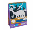 What's inside of Floss and Rock - Magic Water Reusable Color-in Pad - Dino - Available at www.tenlittle.com