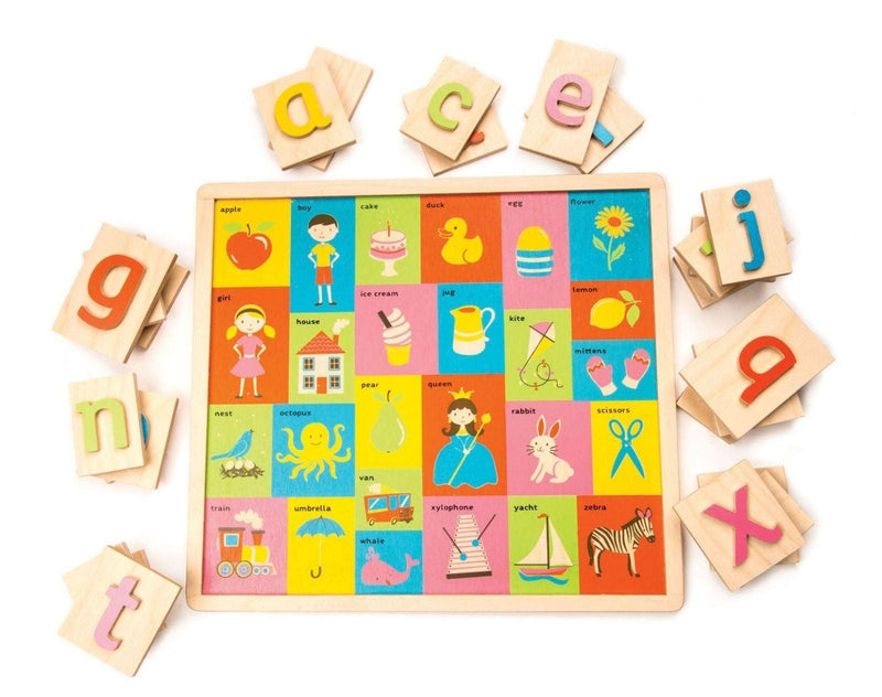 Tender Leaf Alphabet Tray - Available at www.tenlittle.com