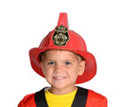 Child wearing Aeromax Fire Chief Helmet - Red - Available at www.tenlittle.com