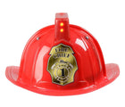 Front view of Aeromax Fire Chief Helmet - Red - Available at www.tenlittle.com