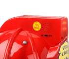 Close up view of Try me (On - Off) Aeromax Fire Chief Helmet - Red - Available at www.tenlittle.com