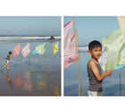 Boy playing Sarah's Silks Playsilk Set - Pastel - Available at www.tenlittle.com