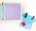 Educating Amy Medic Quiet Book. Available from www.tenlittle.com.