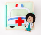 Educating Amy Medic Quiet Book. Available from www.tenlittle.com.