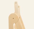 Close up of the safety guard on the Piccalio Foldable Kitchen Tower in its folded up state. Available from www.tenlittle.com