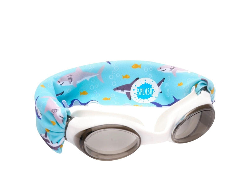Splash Place Shark Tangle-Free Swim Goggles. Available from www.tenlittle.com