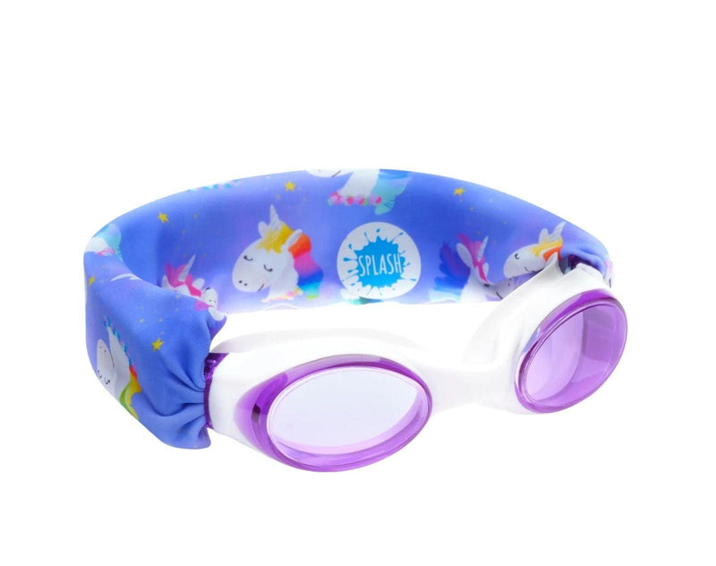 Splash Place Unicorn Tangle-Free Swim Goggles. Available from www.tenlittle.com
