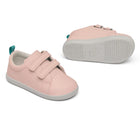 Front and bottom of shoe view of Ten Little Everyday Original - Blush Pink. Available at www.tenlittle.com