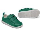 Front and bottom of shoe view of Ten Little Everyday Original - Emerald Green. Available at www.tenlittle.com