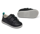 Front and bottom of shoe view of Ten Little Everyday Original - Space Black. Available at www.tenlittle.com
