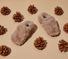 Top view of Ten Little Cozy Slippers. Available at www.tenlittle.com