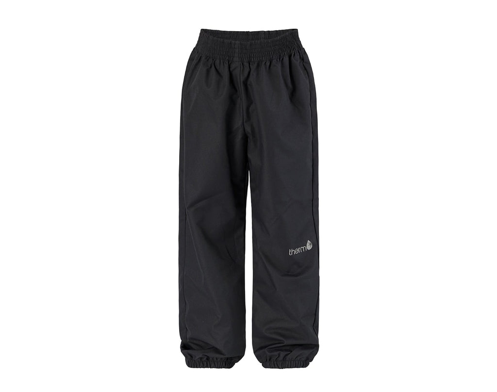 Wind/Waterproof Rain Pants - Black - Kids