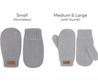 Jan & Jul Knit Mittens in gray. Available from tenlittle.com