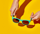 GIF Ten Little Sunglasses Teal - Available at www.tenlittle.com