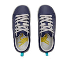 Top view of Ten Little Classic Sneakers Youth - Navy Blue. Available at www.tenlittle.com