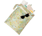 Bumkins Wet/Dry Bag - Camp Gear filled with accessories. Available from www.tenlittle.com