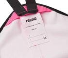 Close up name tag of Reima - Lammikko Waterproof Rain Pants - Candy Pink - Available at www.tenlittle.com