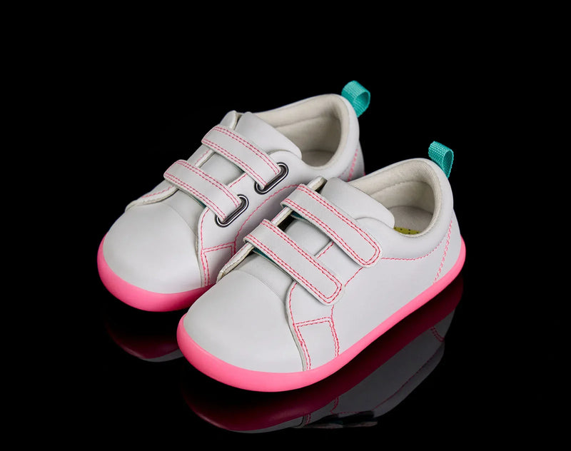 Side and top view of Ten Little Everyday Original - Neon Glow - Neon Pink. Available at www.tenlittle.com