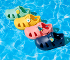 Side view of Ten Little Splash Sandals 2 with Splash Sandal Charms 2 - Assorted Colors. Available at www.tenlittle.com