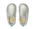 Top view of Ten Little Slip-On Sneakers - Moondust Silver. Available at www.tenlittle.com