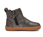 Side view of Ten Little Chelsea Boots - Metallic Gray. Available at www.tenlittle.com
