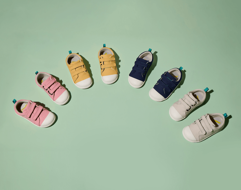 Top view of Ten Little Eco Canvas Sneakers - Assorted Colors. Available at www.tenlittle.com