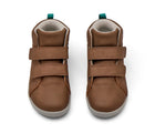 Top view of Ten Little Everyday High Top - Mocha Brown. Available at www.tenlittle.com