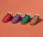 Side view of Ten Little Furry High Top - Assorted Colors. Available at www.tenlittle.com