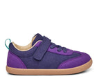 Side view of Ten Little Retro Suede Sneakers - Retro Purple. Available at www.tenlittle.com