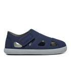 Side view of Ten Little Everyday Sandals 2 - Slate Blue. Available at www.tenlittle.com