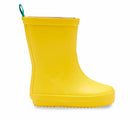 Side view of Ten Little Rain Boots - Yellow. Available at www.tenlittle.com