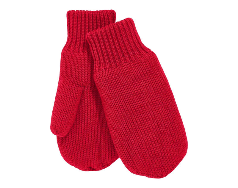 Primary - Fleece-Lined Mittens - Cherry - Available at www.tenlittle.com