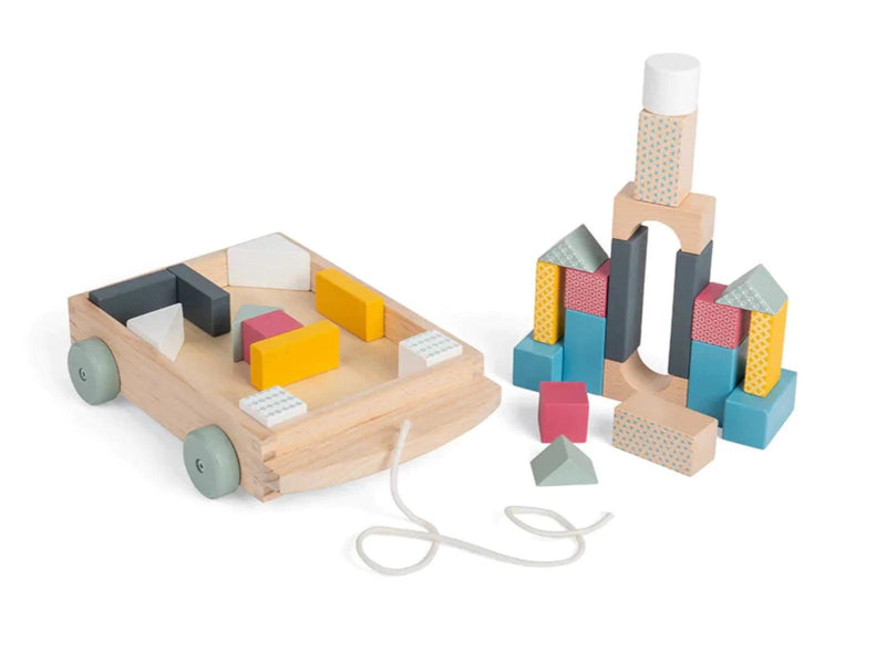 Bigjigs Brick Wooden Cart. Available from www.tenlittle.com.
