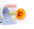 Close up of Eco-Kids Food Safe Finger Paint Mix - Set of 4. Available at www.tenlittle.com