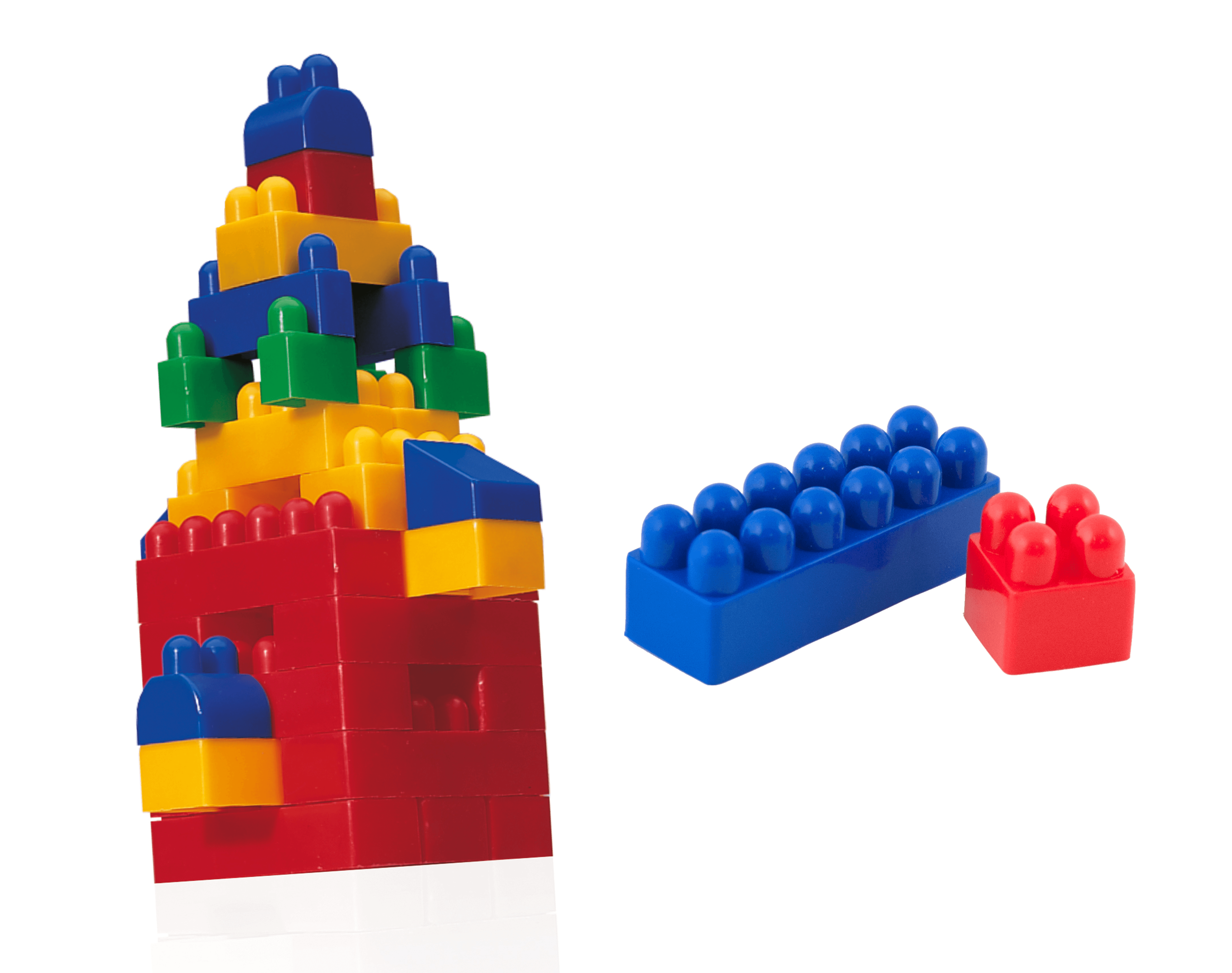 Miniland Colorful Building Block Set 120 Pieces Ten Little