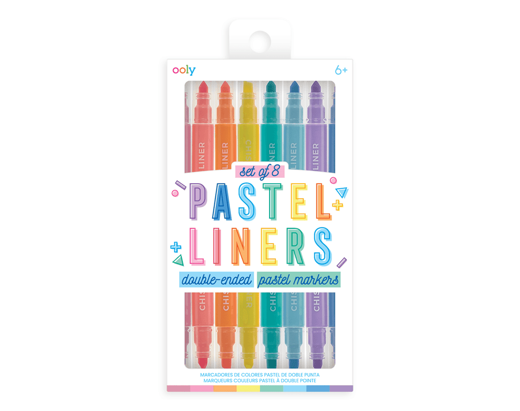 Dual Tip Markers Set Washable Pastel Perfect Colored Art Marker