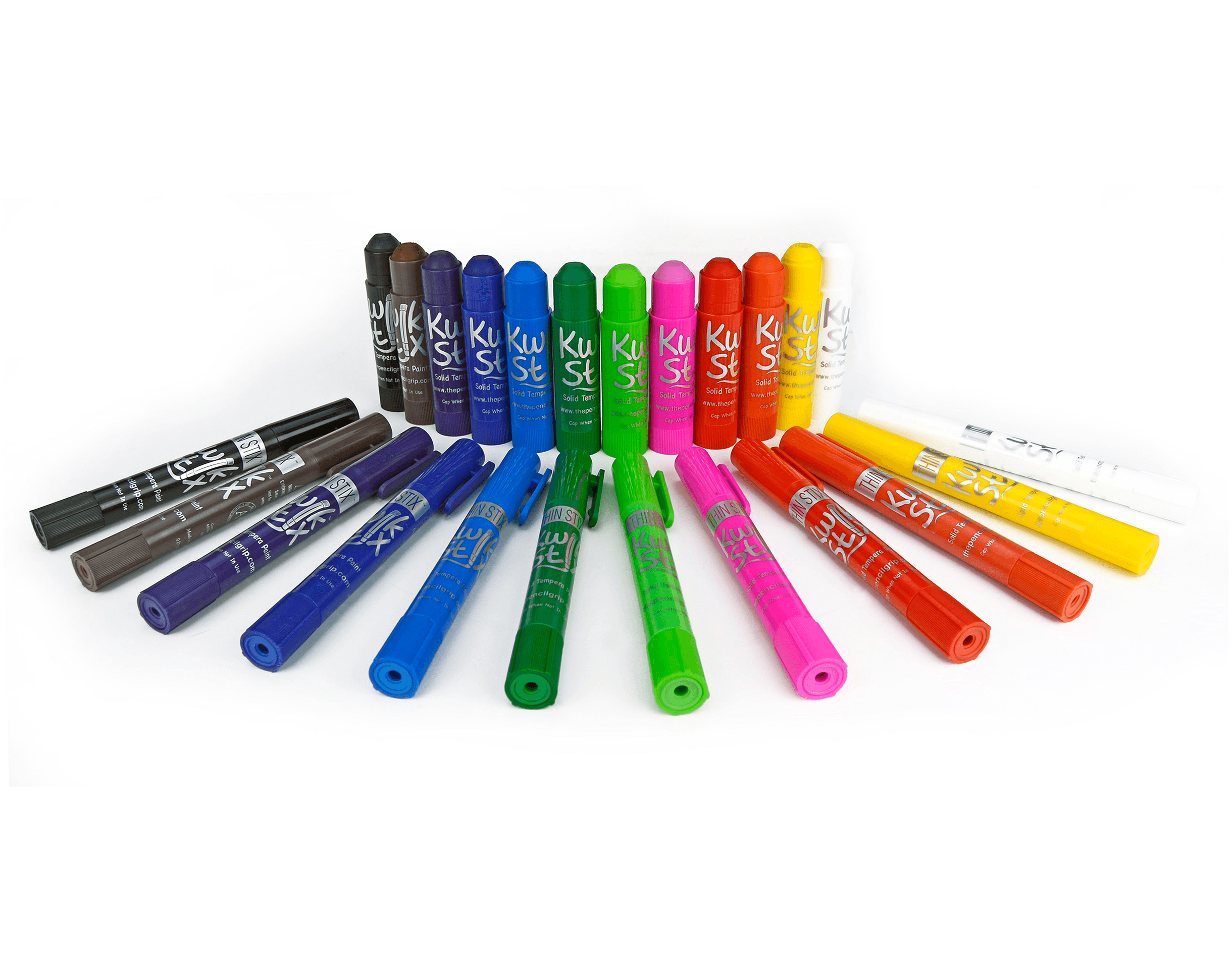 Kwik Stix Tempera Paint Sticks, Set of 12 Classic Colors – The Pencil Grip,  Inc.