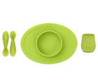 Ezpz First Foods Set in Lime. Available at www.tenlittle.com