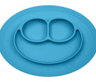Ezpz Mini Mat in blue. Available at www.tenlittle.com