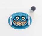 Food Inside Ezpz Mini Mat in Blue. Available at www.tenlittle.com