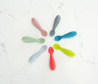 ezpz Tiny Spoons assorted colors.  Available at www.tenlittle.com